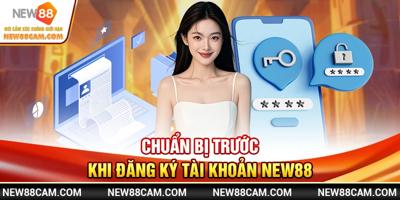 Chuẩn bị trước khi đăng ký tài khoản New88